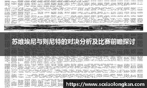 苏维埃尼与则尼特的对决分析及比赛前瞻探讨